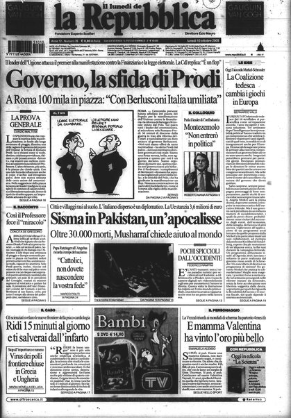 Il lunedì de La repubblica